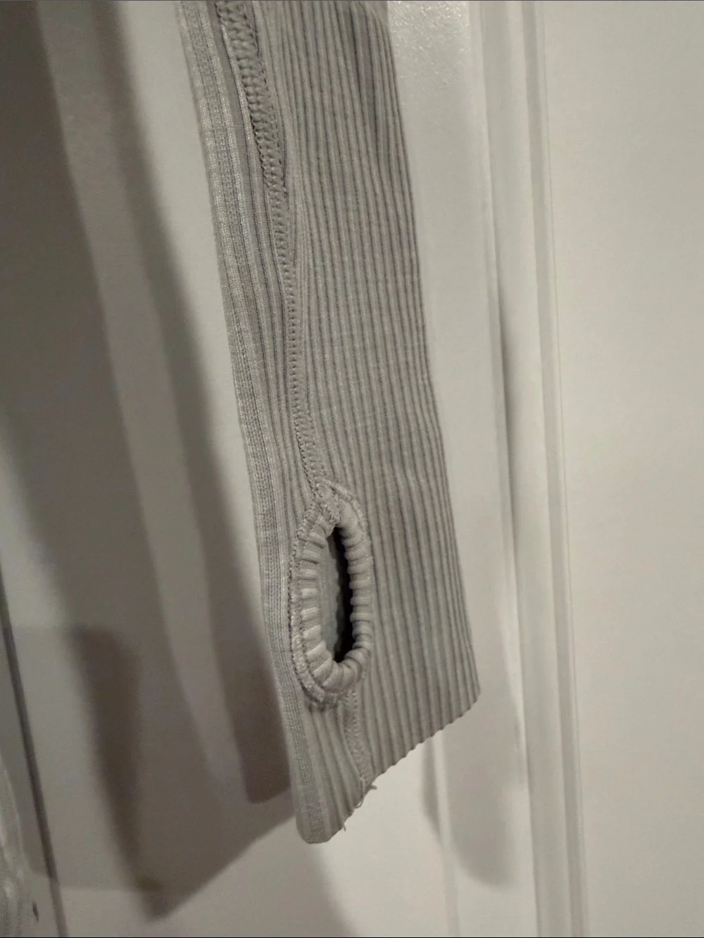 lululemon athletica rest less Light Gray Cable Knit Pullover